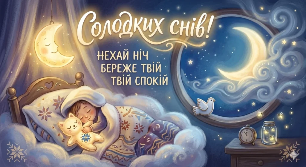 Дитина спить у ліжечку