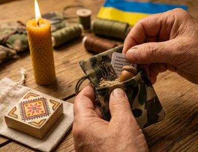 Мішечок-оберіг для військового