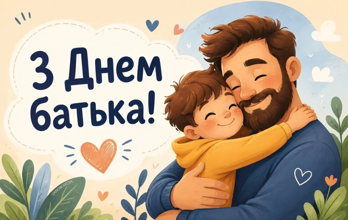 Обійми для найкращого батька у світі