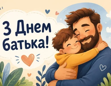 Обійми для найкращого батька у світі