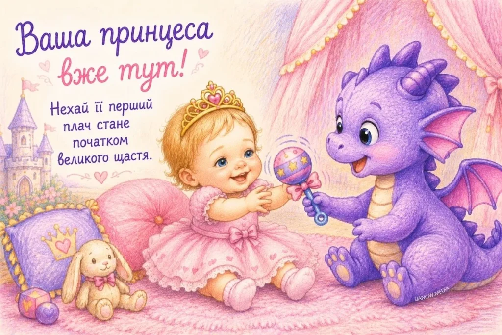 Щасливе дитинство маленької принцеси