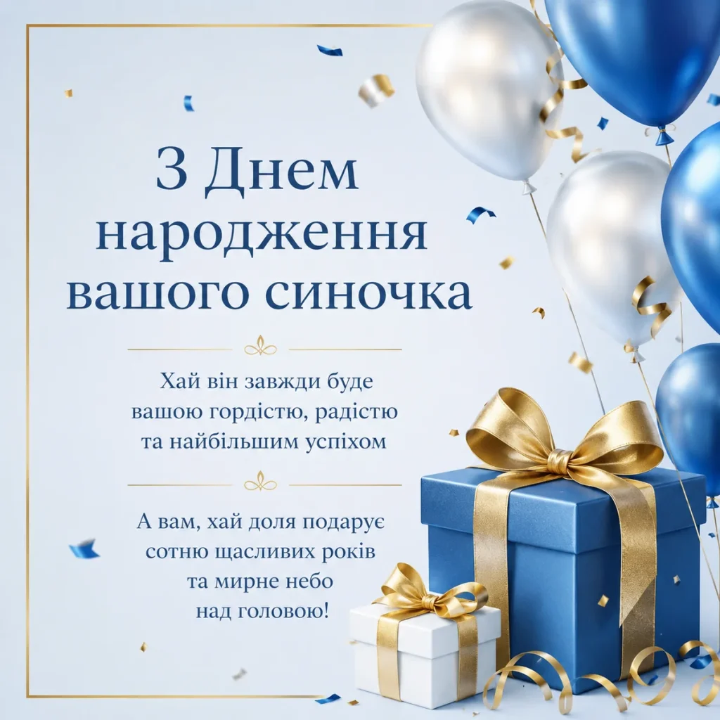 Подарунки з золотими бантами 