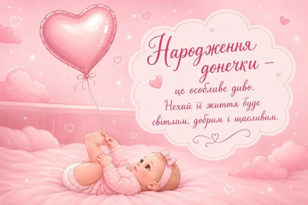 Маленька дівчинка грається з повітряною кулькою