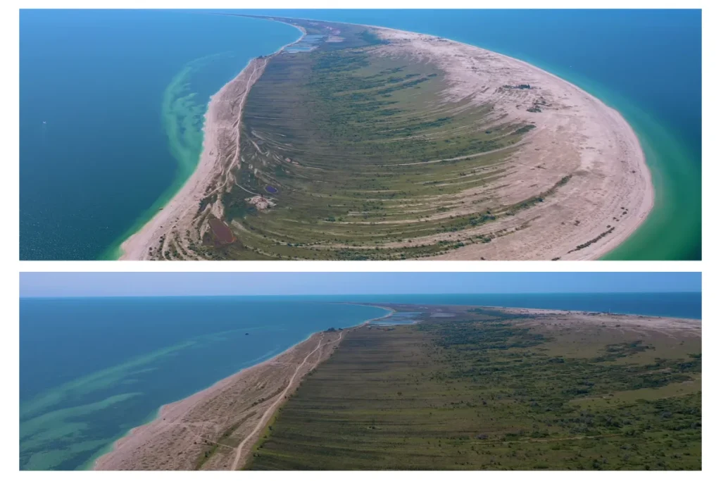 Добірка фотографій Тендрівської коси з піщаними пляжами