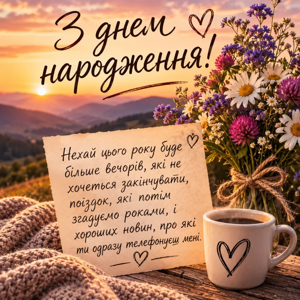 оригінальне привітання найкращій подрузі на день народження