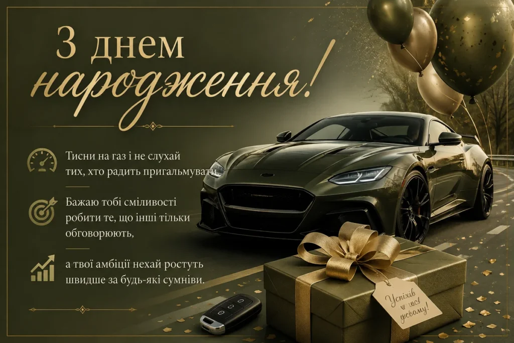 Авто, яке їде до щастя