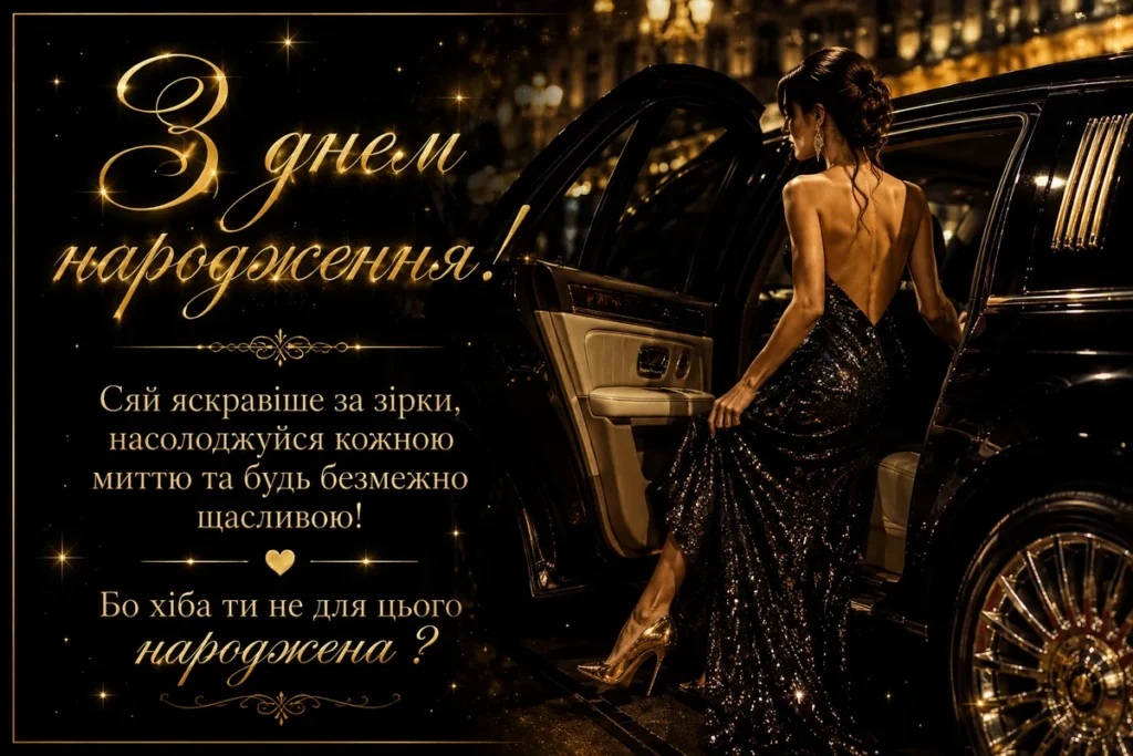 Вирушай у своє нове життя: листівка з днем народження для подруги