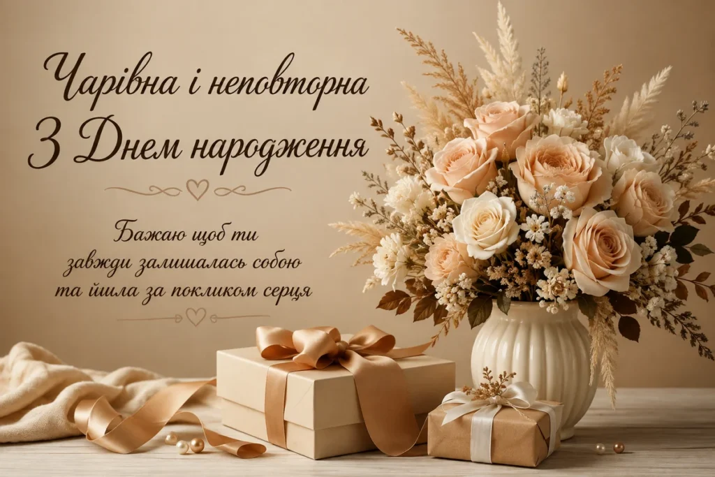 Квіти для чарівної жінки у день її народження