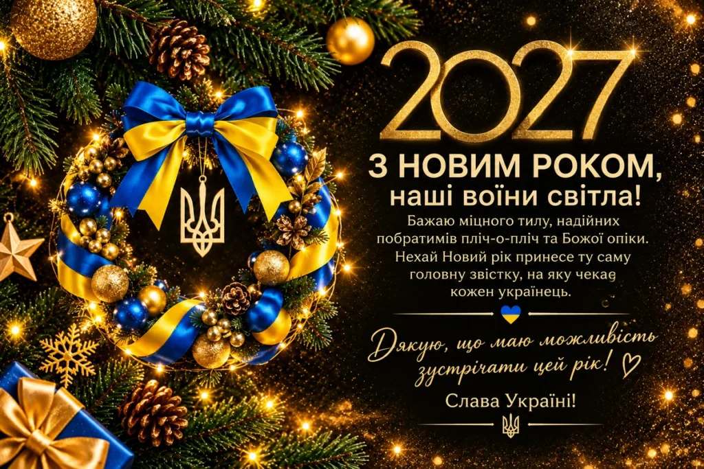 Новорічний вінок подяки для військових