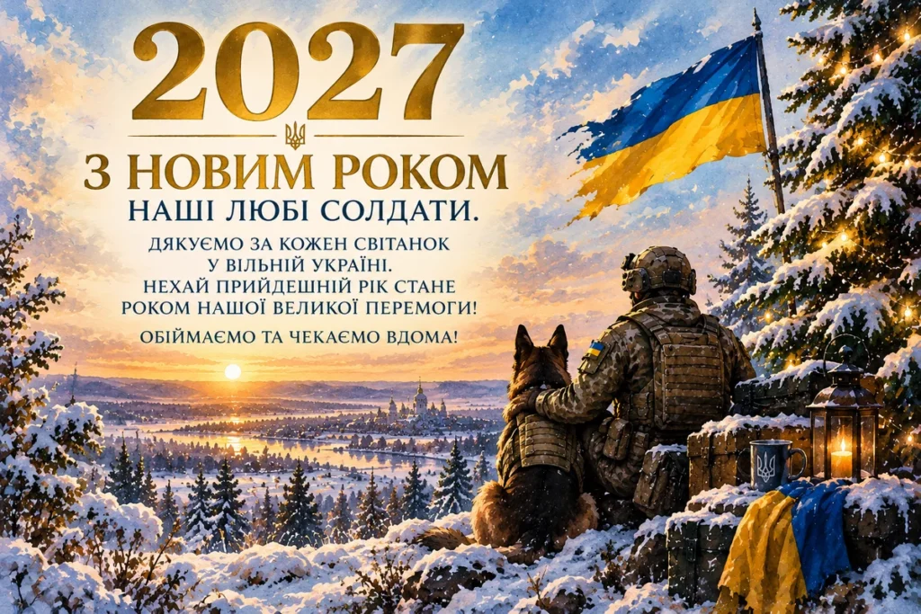 Сніжна зима на фронті