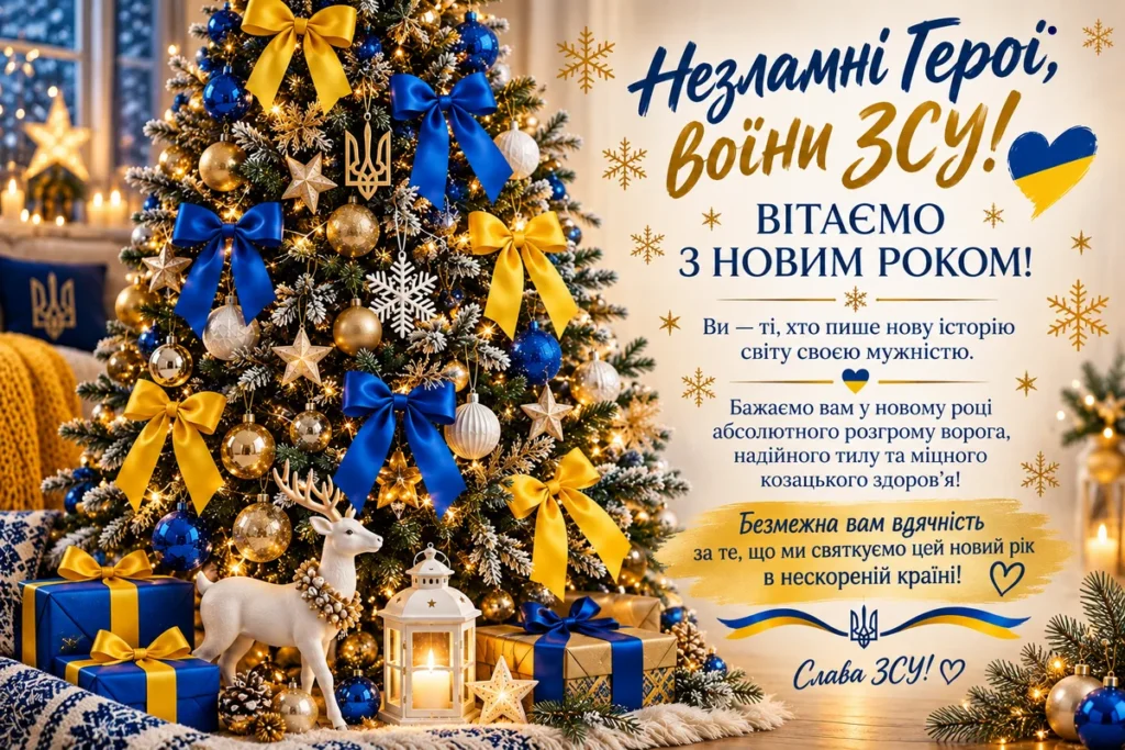 Новорічна ялинка для воїнів ЗСУ