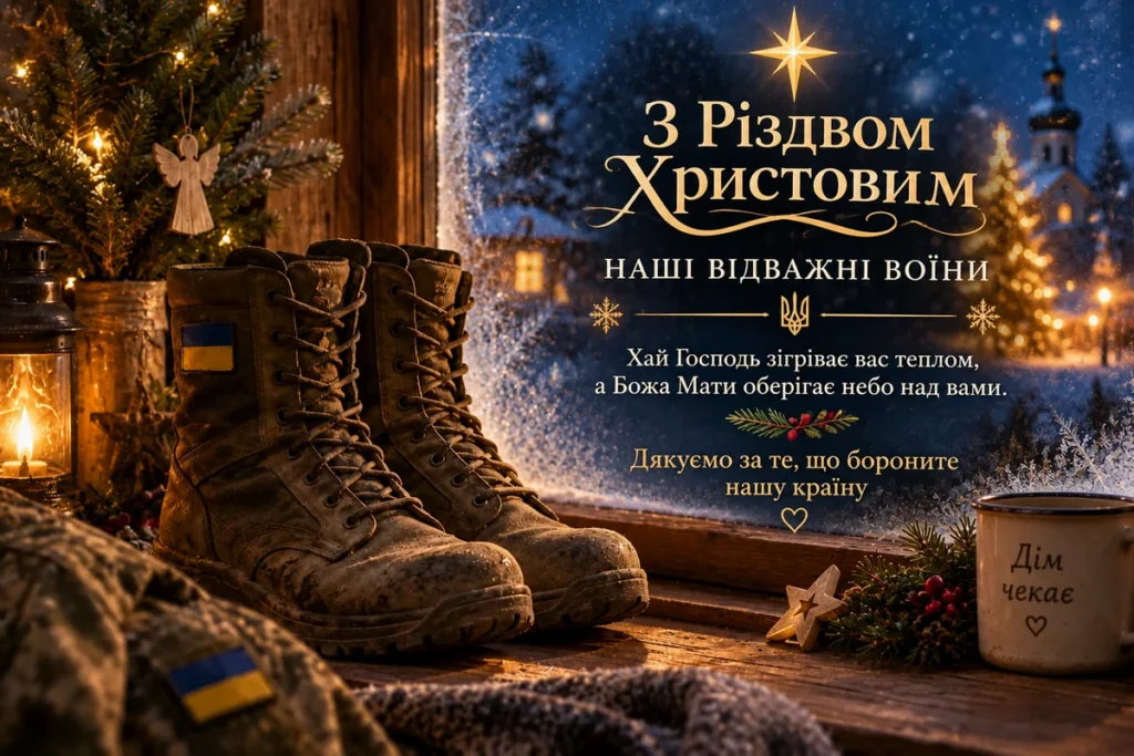 Цього Різдва Ісус ходить в берцах